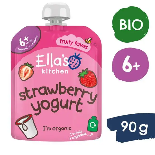 Ella's Kitchen BIO Jahody s jogurtem (90 g)