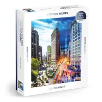 Galison Puzzle Flatiron Day to Night™ Stephen Wilkes 1000 dílků