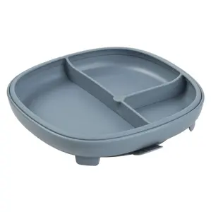 B.BOX Dělený talířek s přísavkou 2v1 modrý