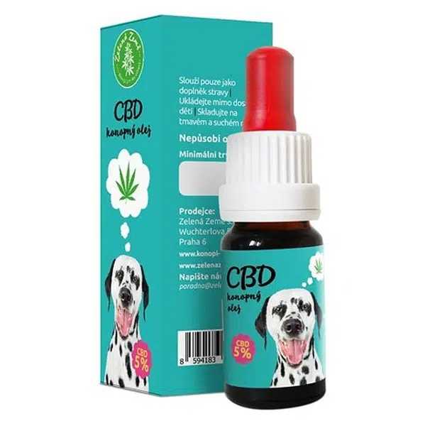 ZELENÁ ZEMĚ CBD Konopný olej 5 % 10 ml