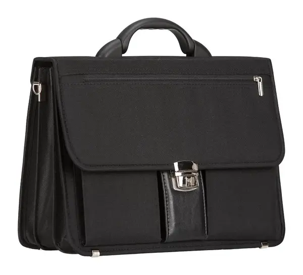 Pánská aktovka REAbags 8001/1-T Black/Nickel