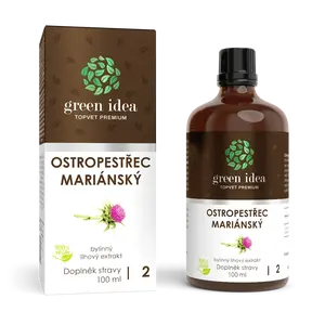 GREEN IDEA Ostropestřec mariánský lihový extrakt 100 ml