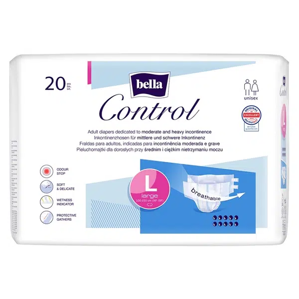 BELLA Control plenkové kalhotky L 20 kusů