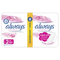 ALWAYS Ultra Sensitive Super vel.2 Hygienické vložky 16 kusů