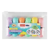 Zvýrazňovač EASY Flash Mini Pastel 6ks