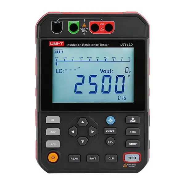 Tester izolačního odporu UNI-T UT512D