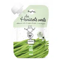 POPOTE Zeleninová kapsička zelené fazole od 4.měsíce BIO 120 g
