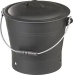 Nádoba na popol s vekom, kovová, 8 l