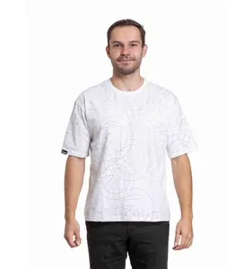Meatfly unisex tričko Oneway White | Bílá | Velikost L/XL | 100% bavlna