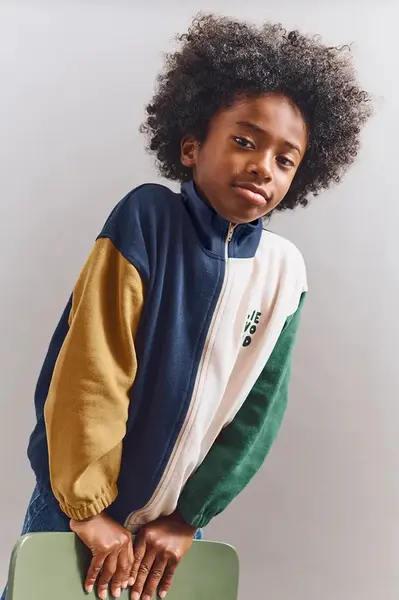 Liewood  Dětská bavlněná mikina  Cassius Zip-up Sweatshirt