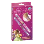 Diamantové malování Disney Princezny - výroba náramků 2 ks