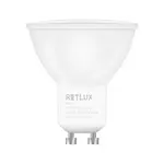 Žárovka LED GU10 5W bílá teplá RETLUX REL 37 4ks