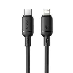 Kabel BASEUS USB-C/Lightning 1m Black 20W