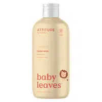 ATTITUDE Baby leaves dětská pěna do koupele s vůní hruškové šťávy 473 ml