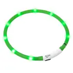 KARLIE USB Visio Light svítící obojek pro psy zelený 20-70 cm