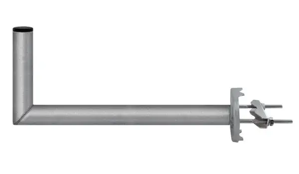 Anténní držák 50cm na stožár s třmenem, trubka 42/2mm, výška 16cm žár.