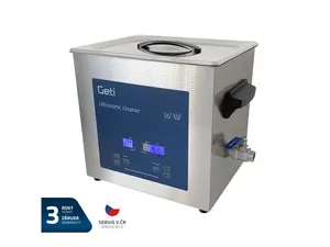 Ultrazvuková čistička GETI GUC 10B 10L nerez