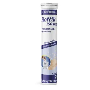 MEDPHARMA Hořčík 150 mg + vitamin B6 20 šumivých tablet