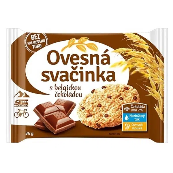 FAMMILKY Ovesná svačinka s belgickou čokoládou 36 g