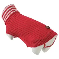 ZOLUX Dublin Svetr rolák pro psy červený, Velikost oblečku: 35