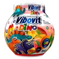 VIBOVIT Dino želé multivitamíny s ovocnou příchutí 50 kusů