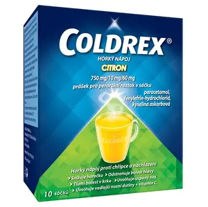 COLDREX Horký nápoj citrón 10 sáčků