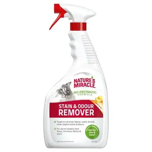 NATURE'S MIRACLE Stain&Odour Remover Melon pro kočky 946 ml