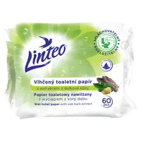 LINTEO Vlhčený toaletní papír s extraktem z dubové kůry 60 ks