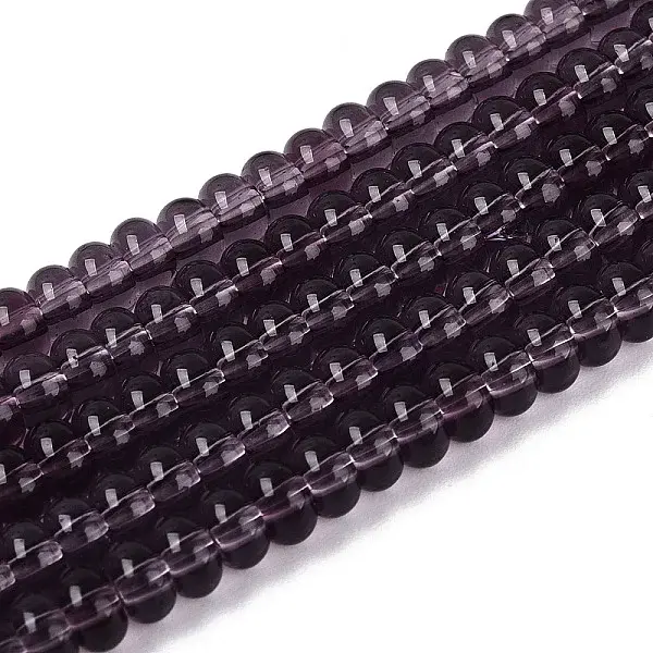 Transparent Glass Beads Strands