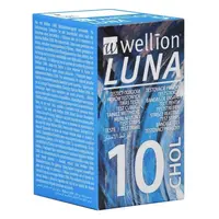 WELLION Luna testovací proužky cholesterol 10 kusů