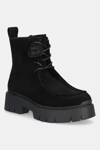 Semišové boty HUGO Kris