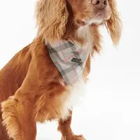 Šátek pro domácí mazlíčky Barbour Tartan Dog růžová barva