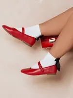 Dámske balerínky ELLICAN červené