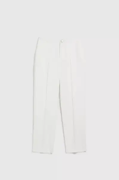 Marisse Women's Trousers L-Sp-4313 Off White