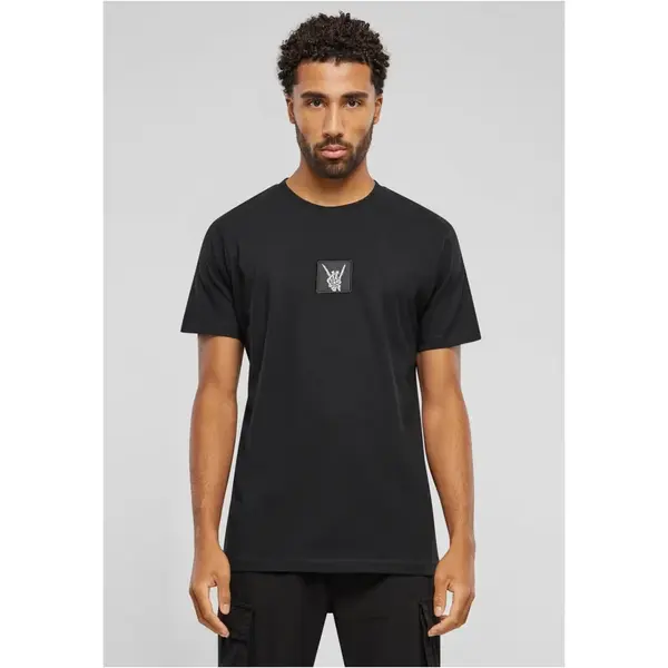 Men's T-Shirt Skelett Patch - Black