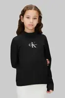 Detské bavlnené tričko s dlhým rukávom Calvin Klein Jeans