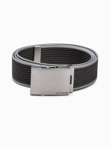 Ombre Men's two-tone parchment belt