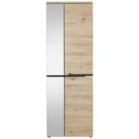 Voleo SKŘÍŇ NA ODĚV, barvy grafitu, dub artisan, 65/192/38 cm