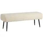 MID.YOU TABURETOVÁ LAVICE, kov, textil, kompozitní dřevo, 110/41/43 cm