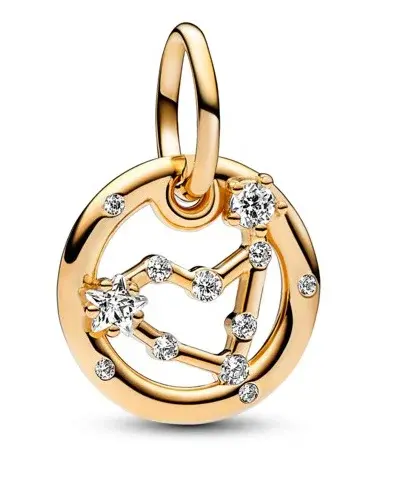 Pandora Pozlacený přívěsek Shine Znamení zvěrokruhu Kozoroh 762720C01