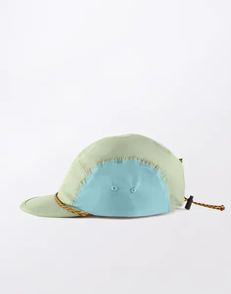 Klättermusen Runa Five Panel Cap Sea Foam - Mineral Blue