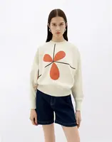 Thinking MU Sabine Bonnie Sweatshirt WHITE XS