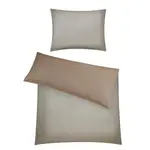 Joop! OBOUSTRANNÉ POVLEČENÍ, makosatén, hnědá, béžová, 140/200 cm