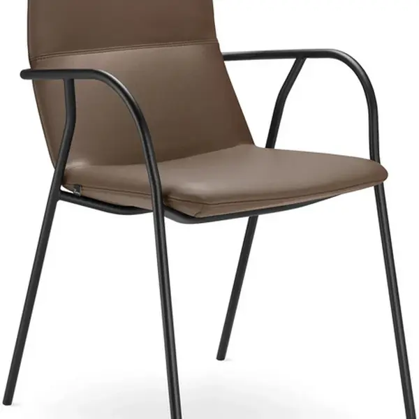 LD SEATING Konferenční křeslo FLEXI LIGHT, CHL-N1, černá podnož