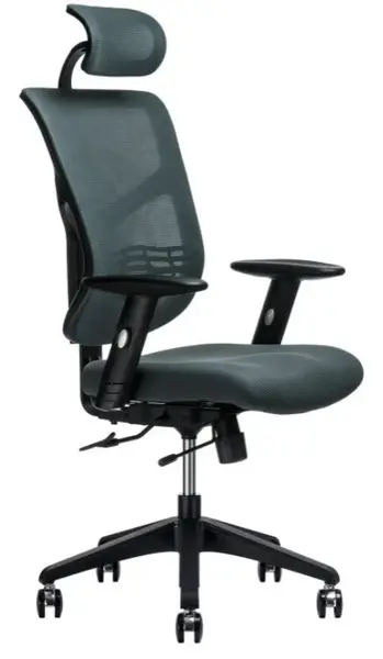 SETULO Kancelářská židle SOTIS antracit s opěrkou hlavy