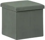 AUTRONIC taburet s úložným prostorem TAB-471 GRN6 zelený, manšestr