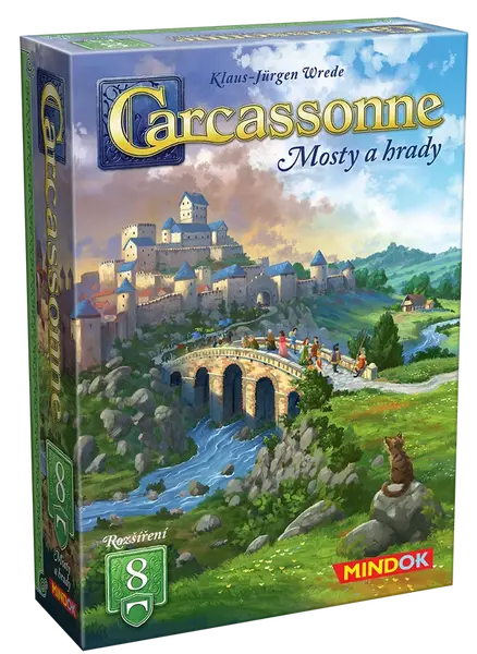 Carcassonne rozšíření 8: Mosty a hrady (2025) - Wrede Klaus-Jürgen