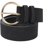 Pásek Basic Suede PU Belt černý