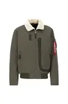 ALPHA INDUSTRIES Prechodná bunda  krémová / olivová / čierna