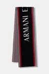 Šála s přídavkem vlny Armani Exchange tmavomodrá barva, XM001552 AF13776